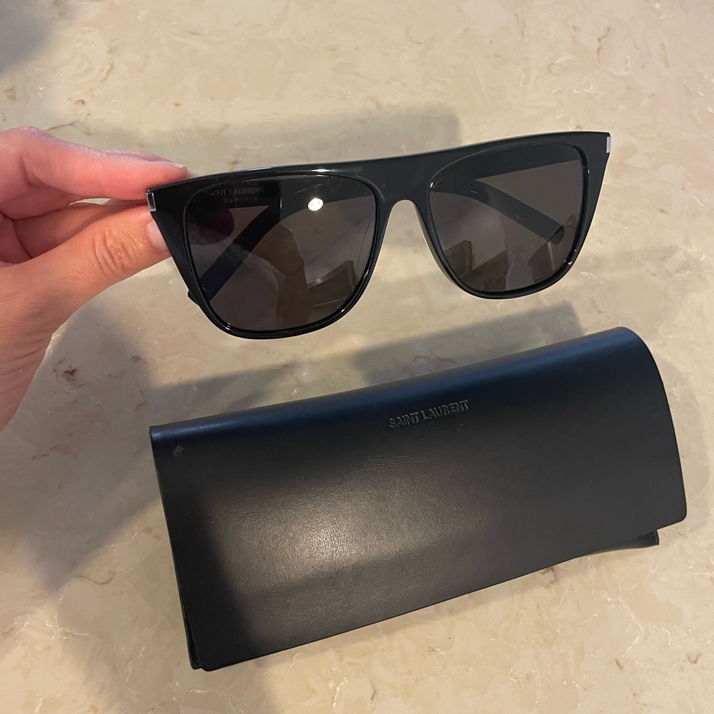 Saint Laurent Classic Black Sunglasses with Case